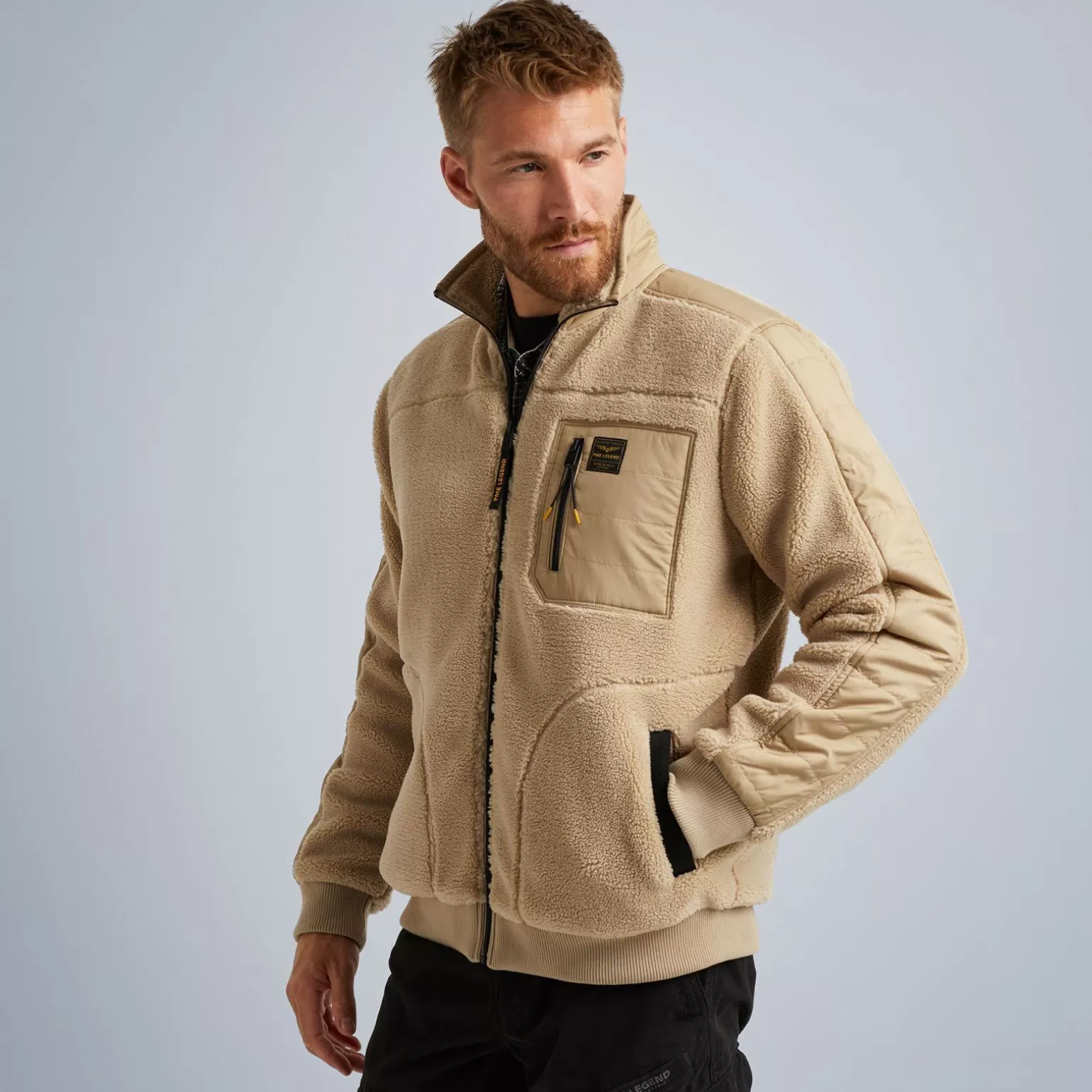 Tops*PME Legend Tops Fleece Jacket In Sherpa