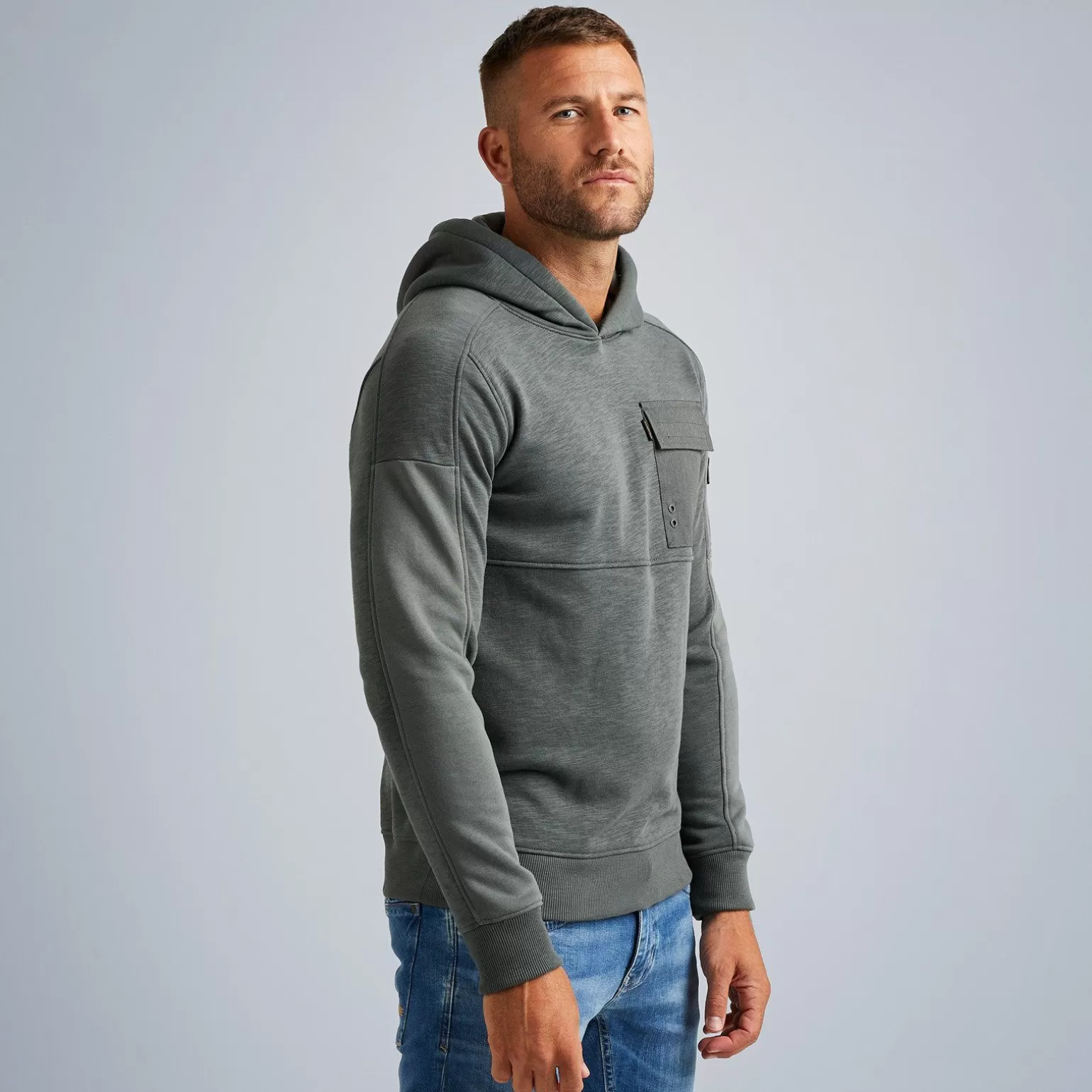 Tops*PME Legend Tops Hoodie In Terry Sweat Fabric