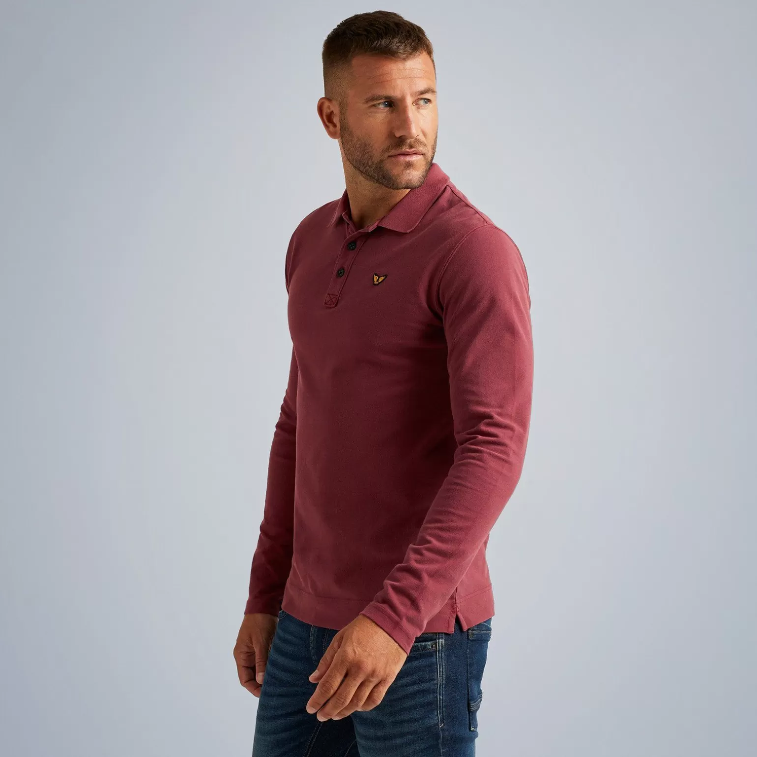 Tops*PME Legend Tops Polo Shirt With Long Sleeves