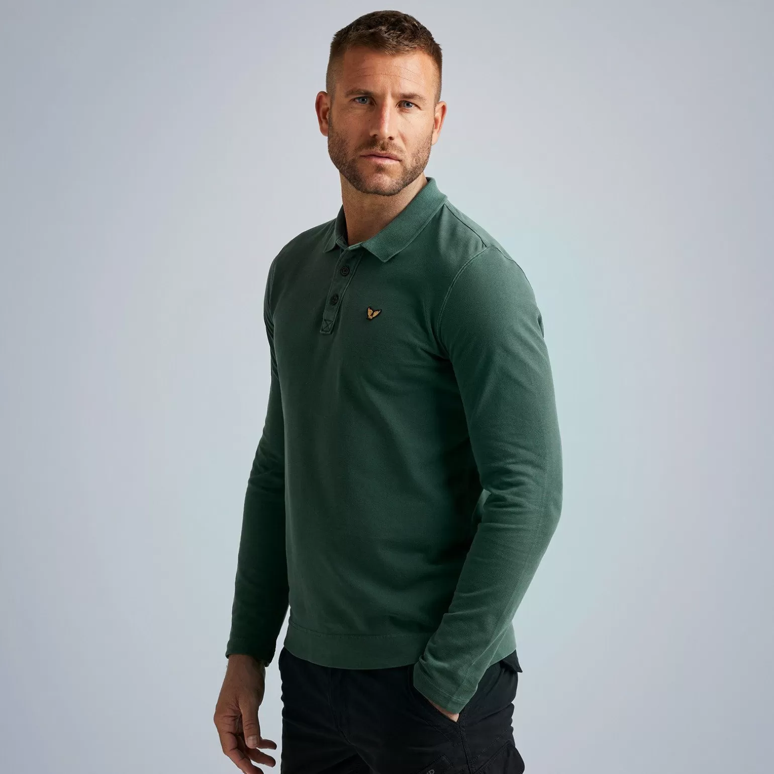 Tops*PME Legend Tops Polo Shirt With Long Sleeves