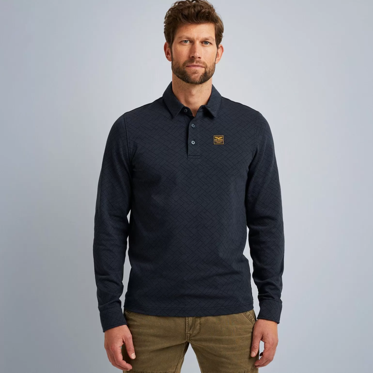 Tops*PME Legend Tops Polo With Long Sleeves