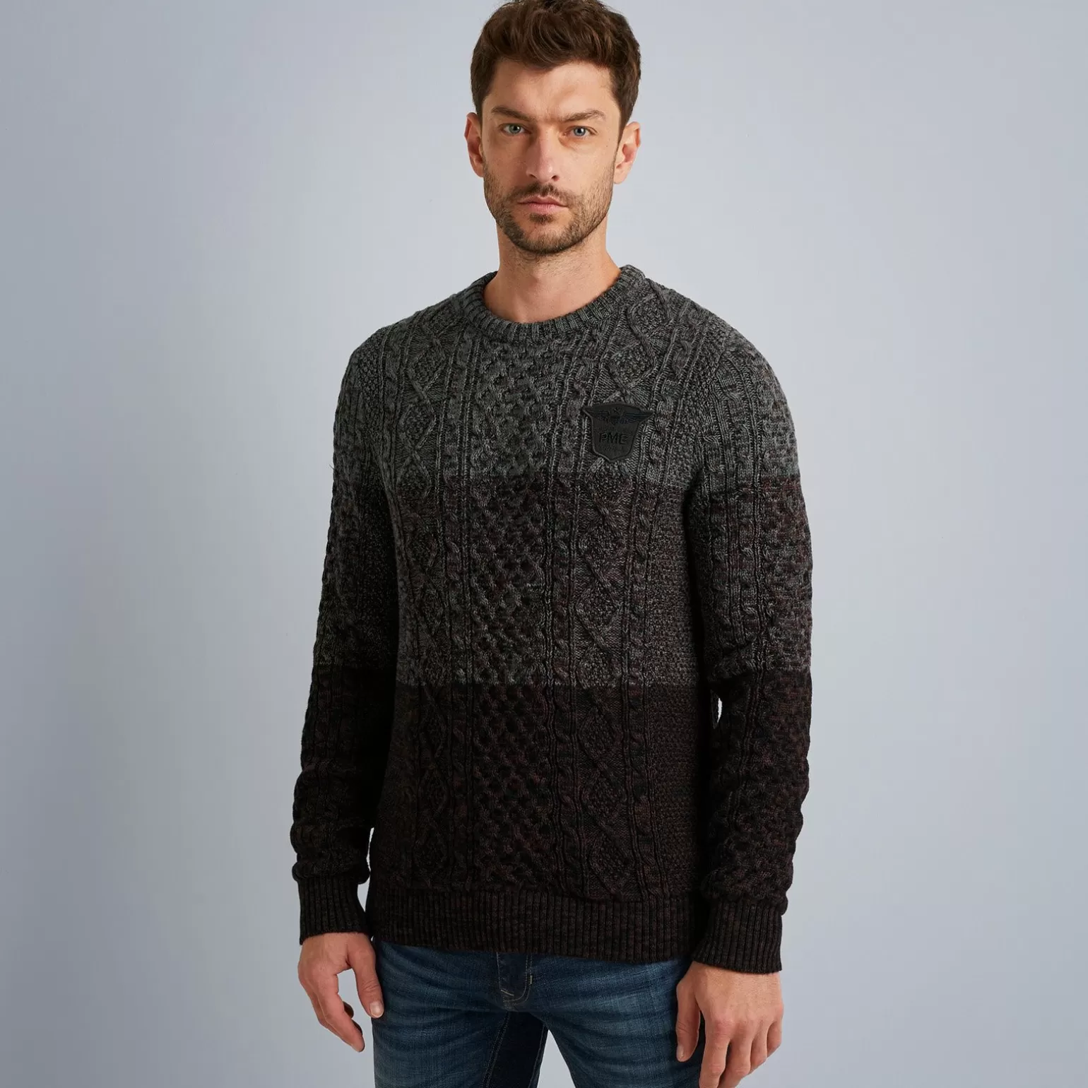 Tops*PME Legend Tops Pullover With Cable Pattern