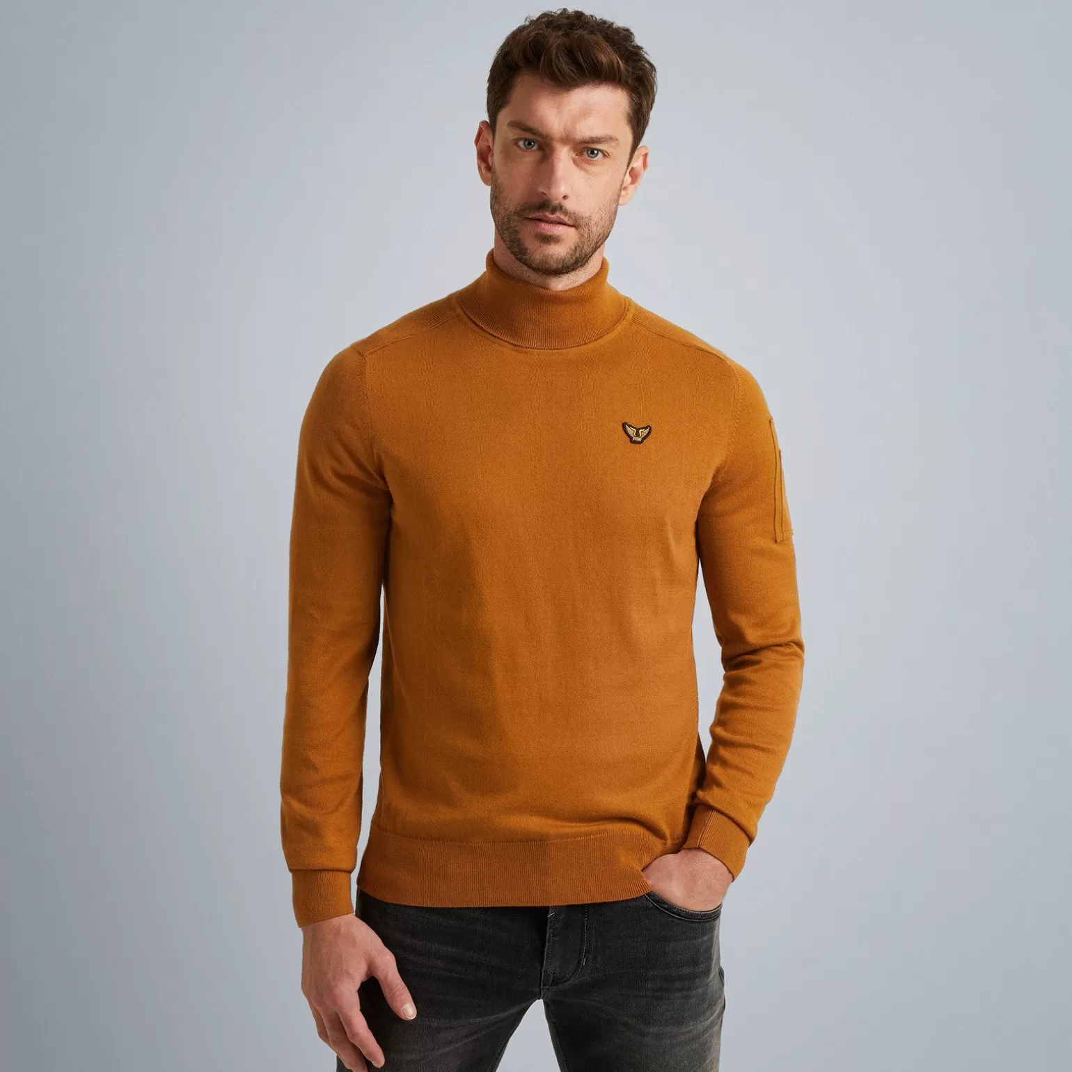 Tops*PME Legend Tops Pullover With Stand-Up Collar