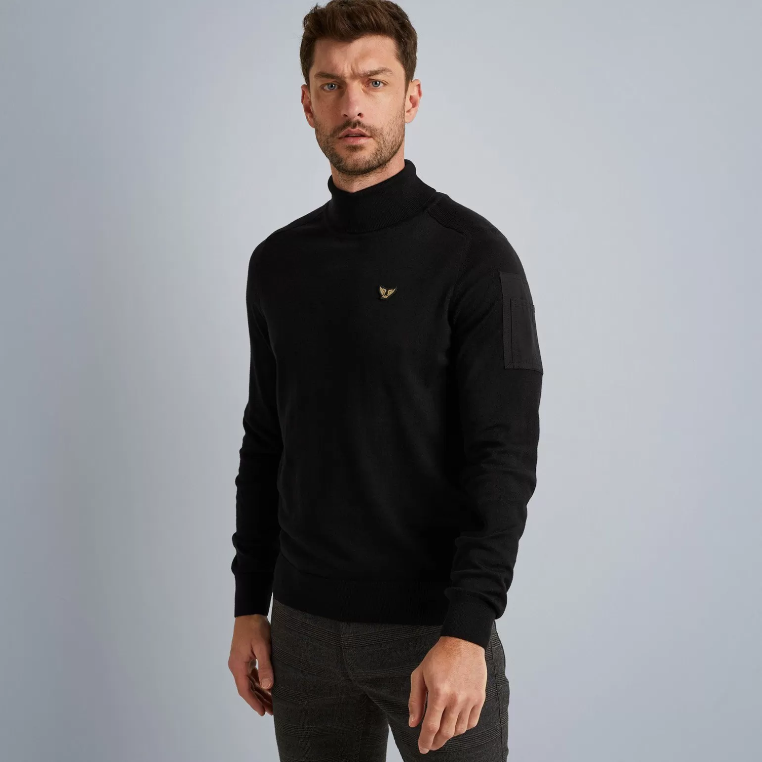 Tops*PME Legend Tops Pullover With Stand-Up Collar