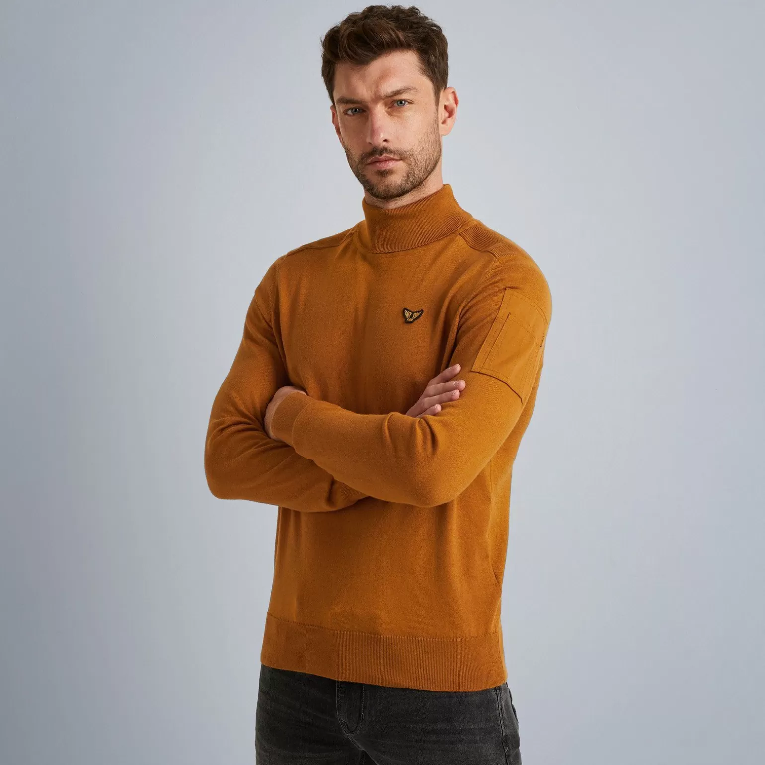 Tops*PME Legend Tops Pullover With Stand-Up Collar