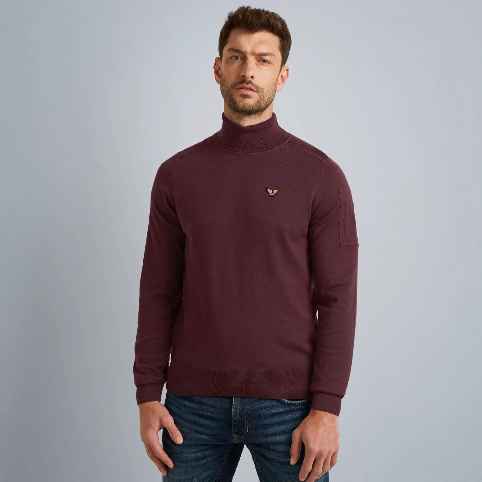 Tops*PME Legend Tops Pullover With Stand-Up Collar