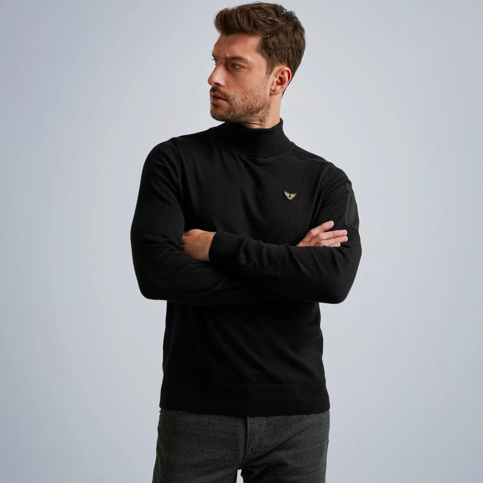 Tops*PME Legend Tops Pullover With Stand-Up Collar