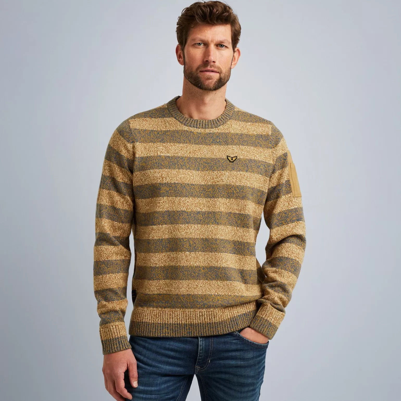 Tops*PME Legend Tops Pullover With Stripe Pattern