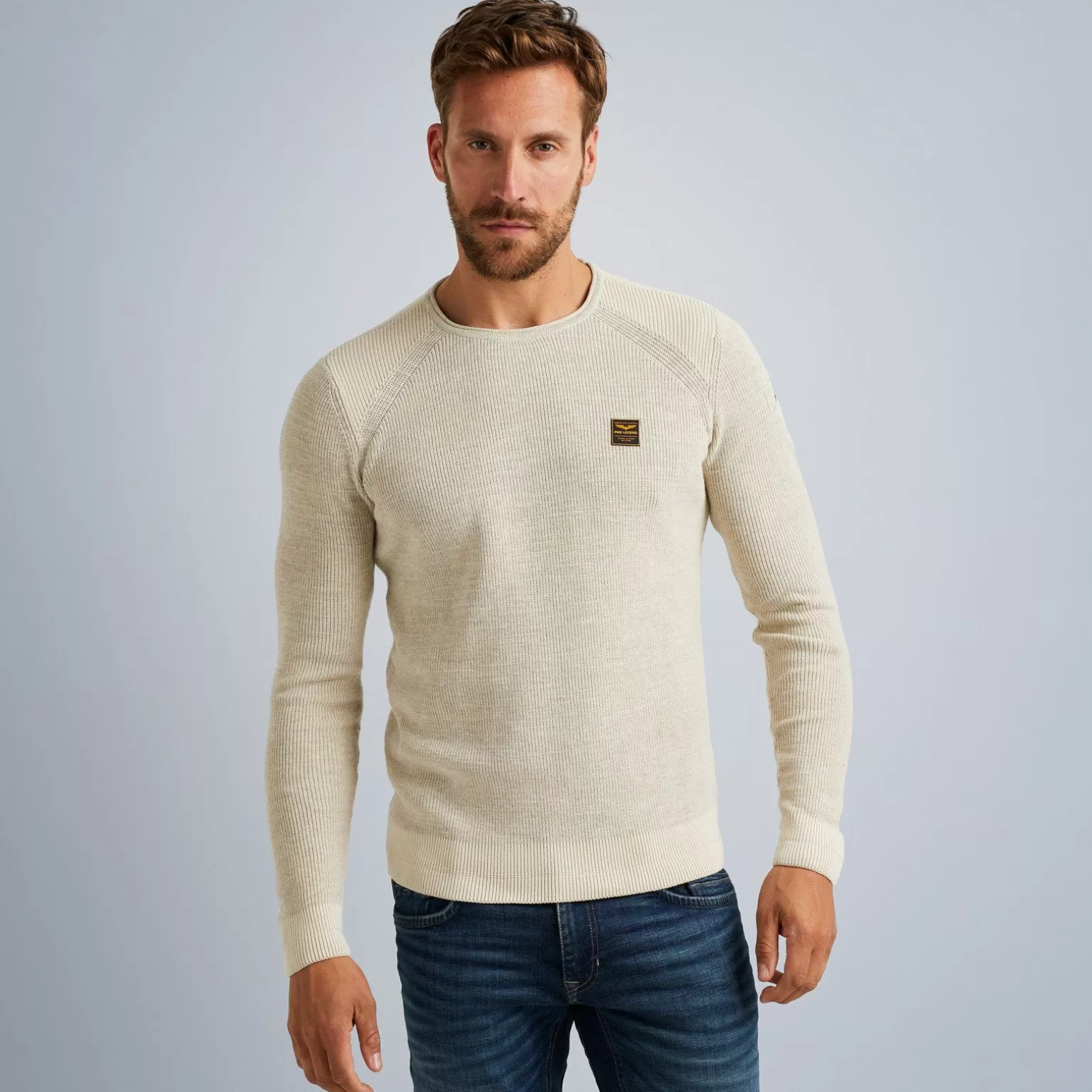 Tops*PME Legend Tops Rib Knit Pullover With Cargo Pocket