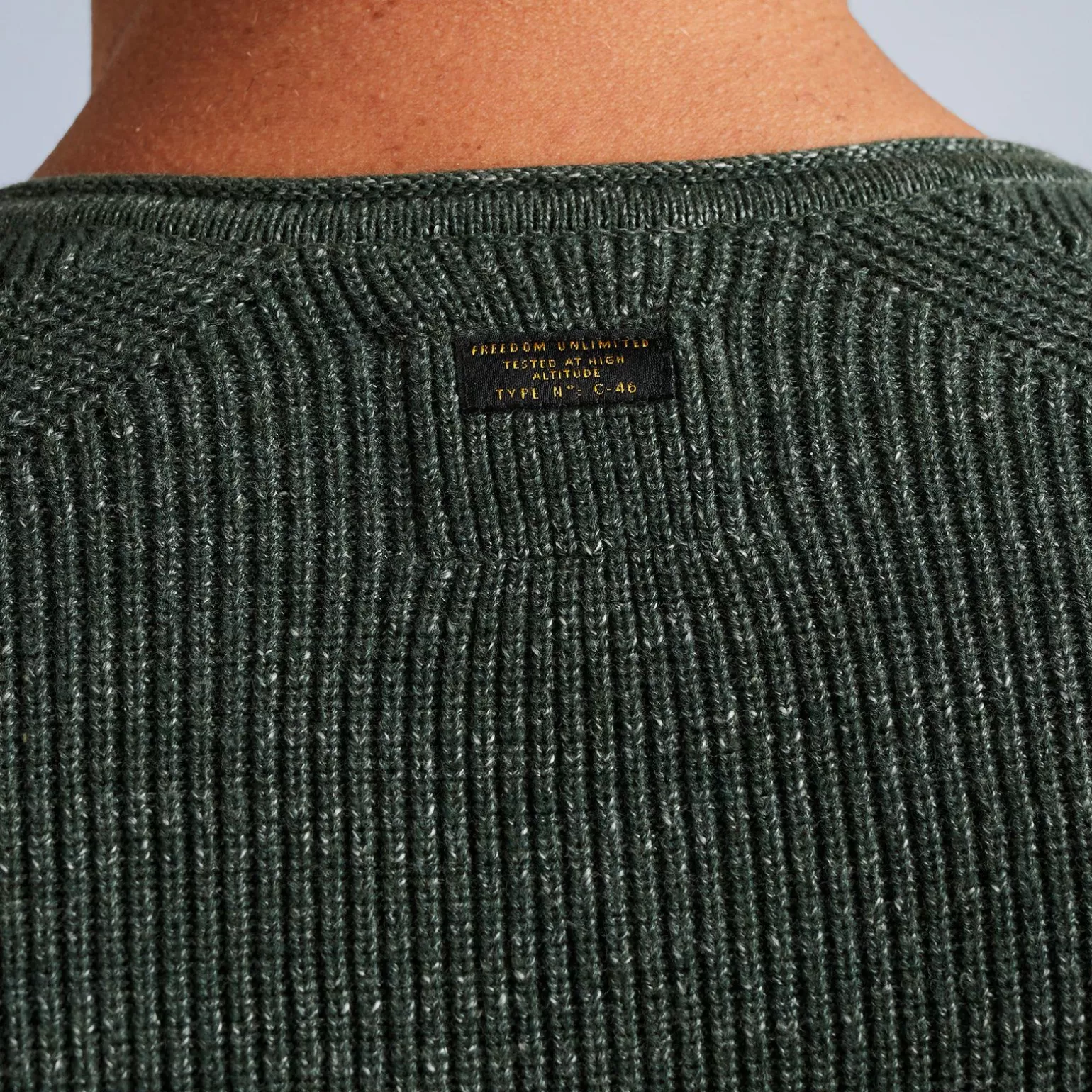 Tops*PME Legend Tops Rib Knit Pullover With Cargo Pocket