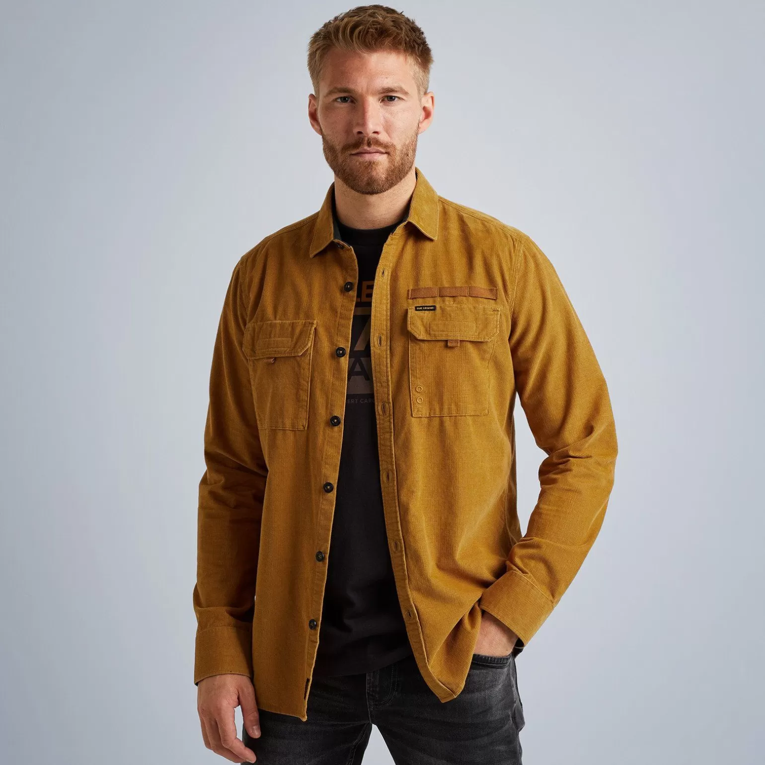 Tops*PME Legend Tops Shirt In Corduroy