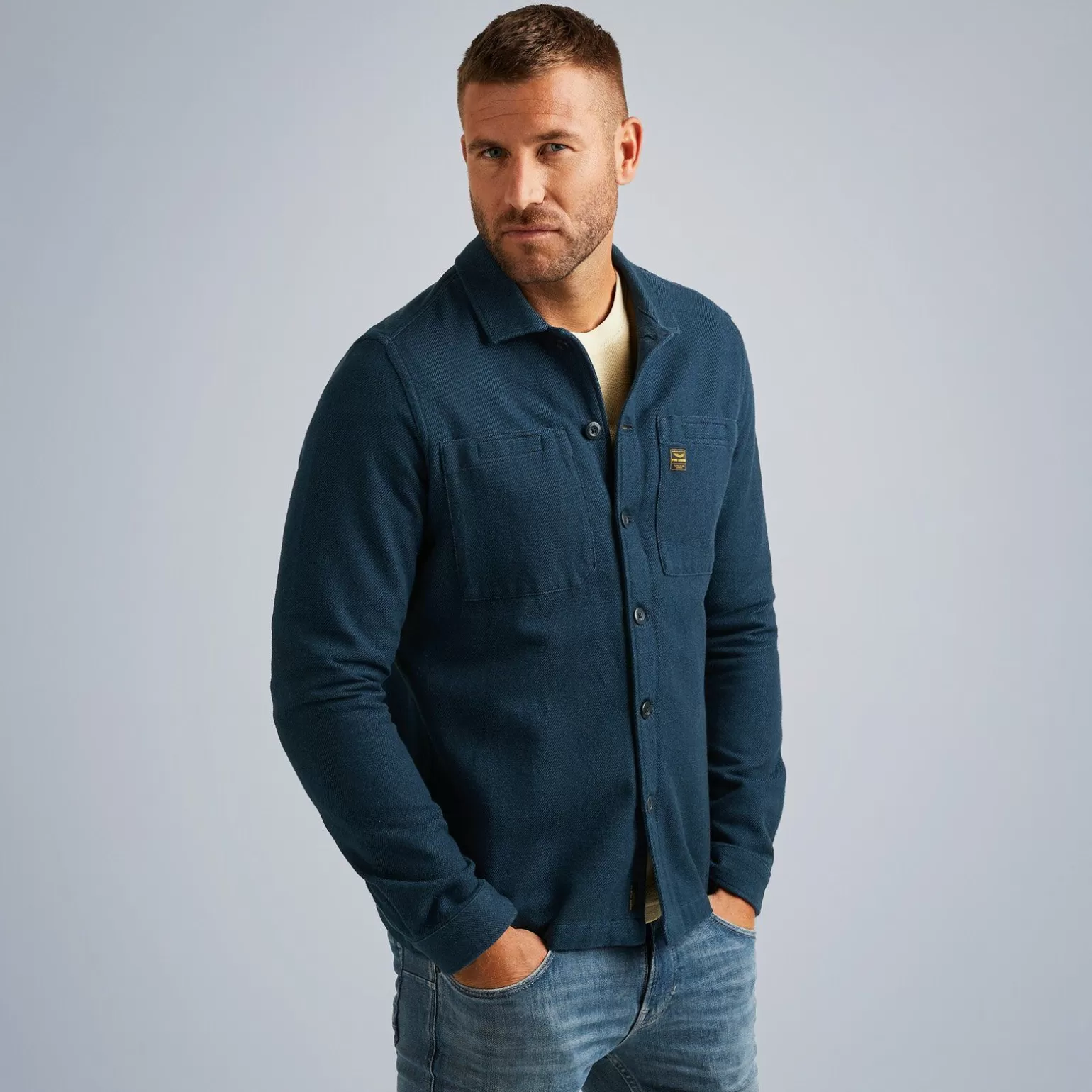 Tops*PME Legend Tops Shirt In Flannel Twill