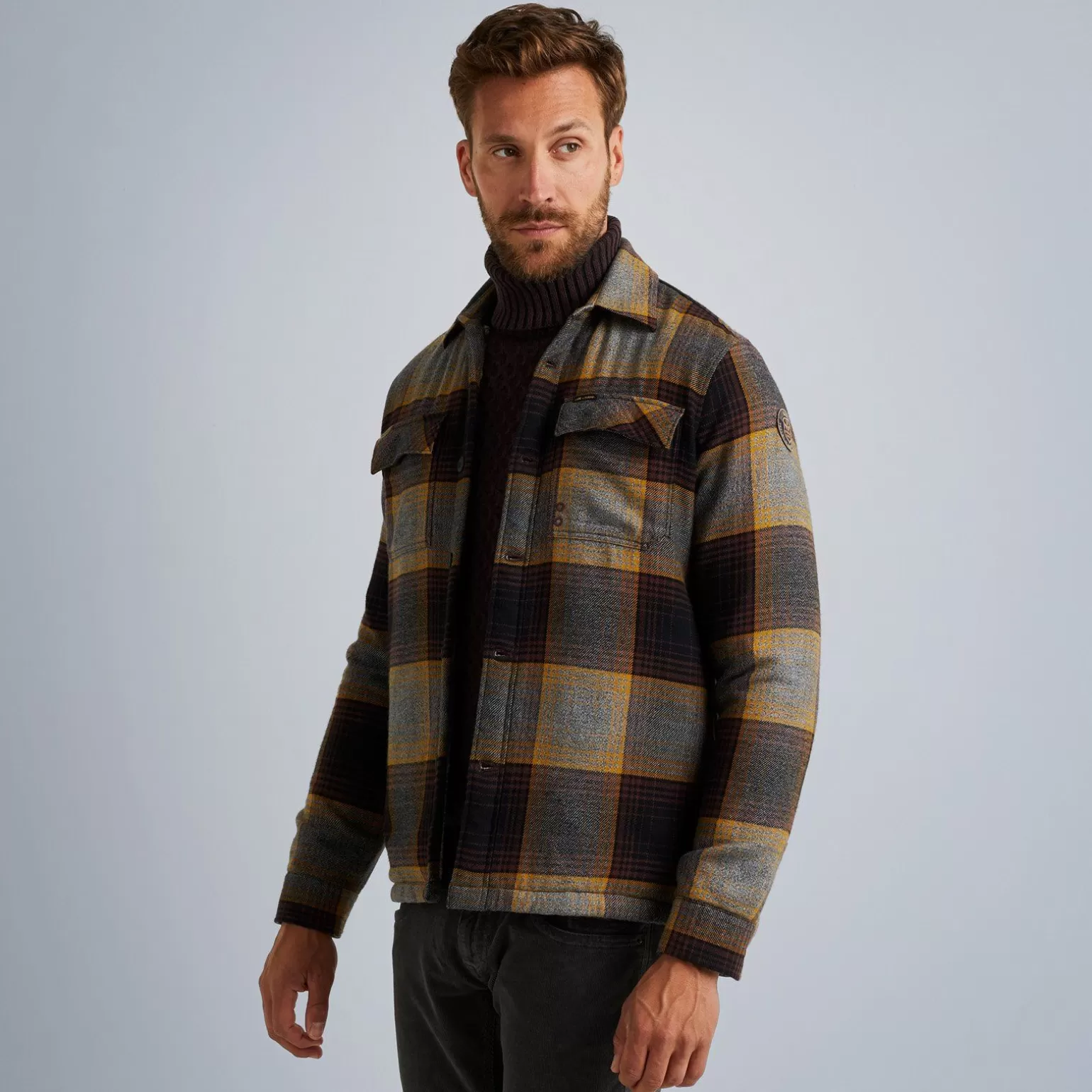 Tops*PME Legend Tops Shirt Jacket With Check Pattern