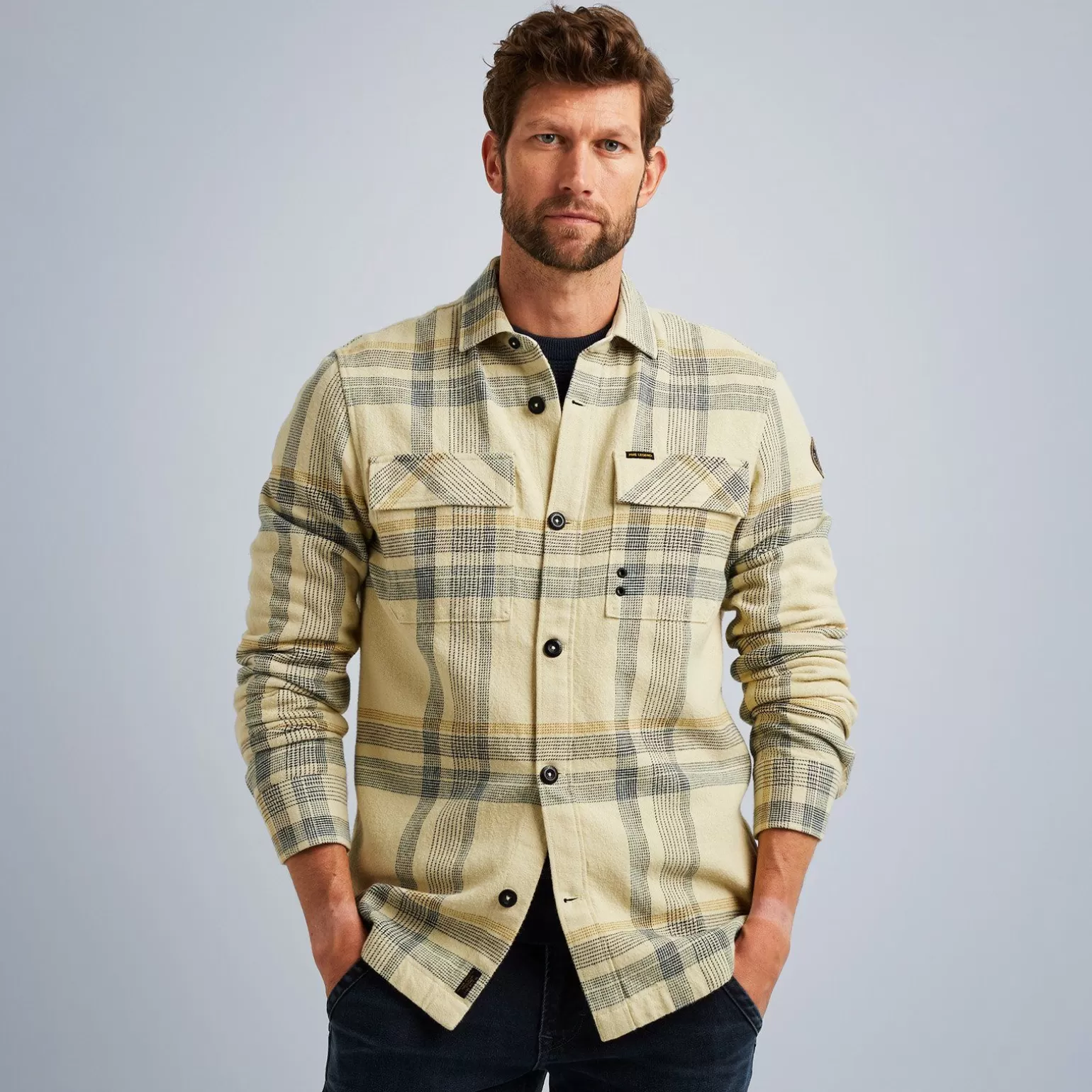 Tops*PME Legend Tops Shirt With Check Pattern