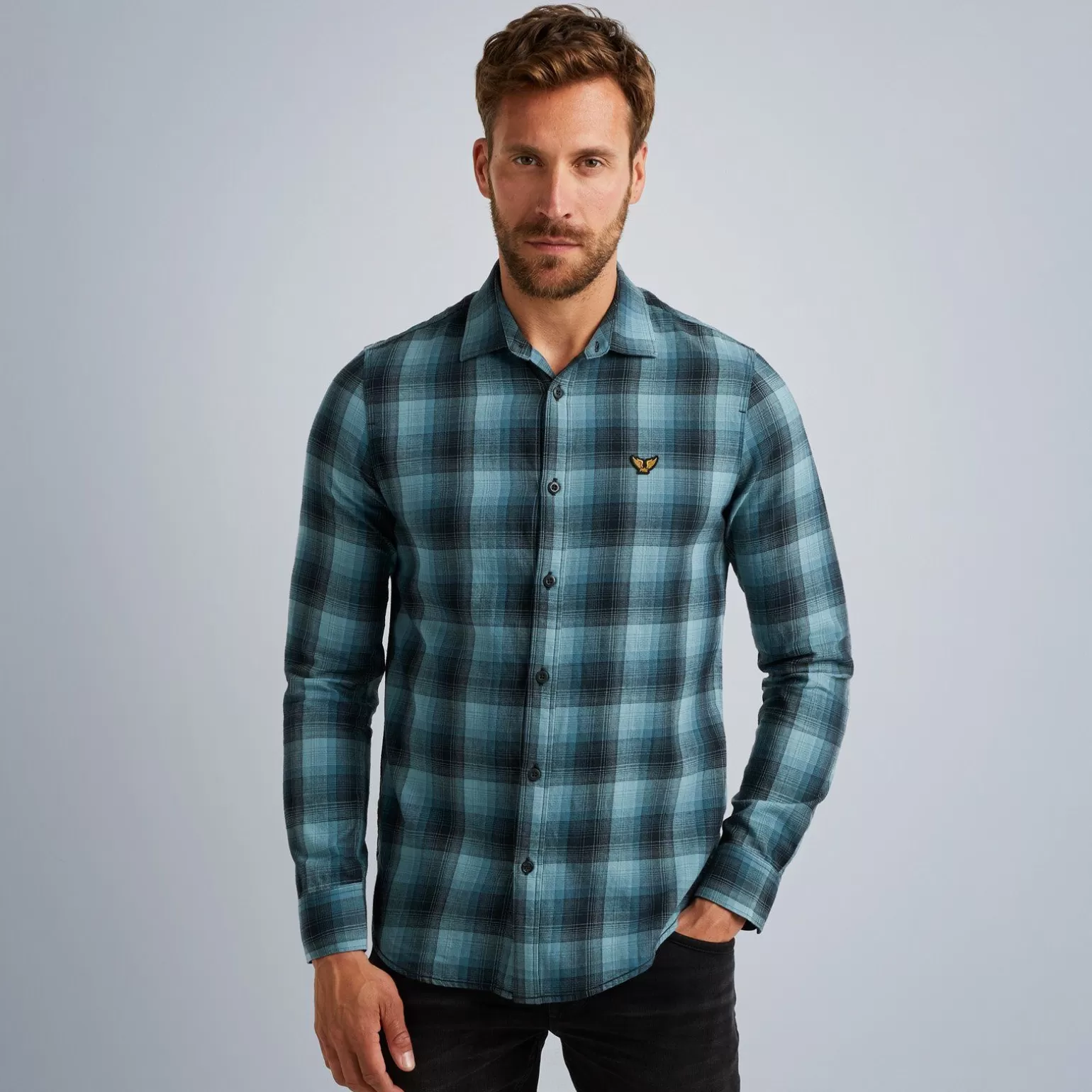 Tops*PME Legend Tops Shirt With Check Pattern