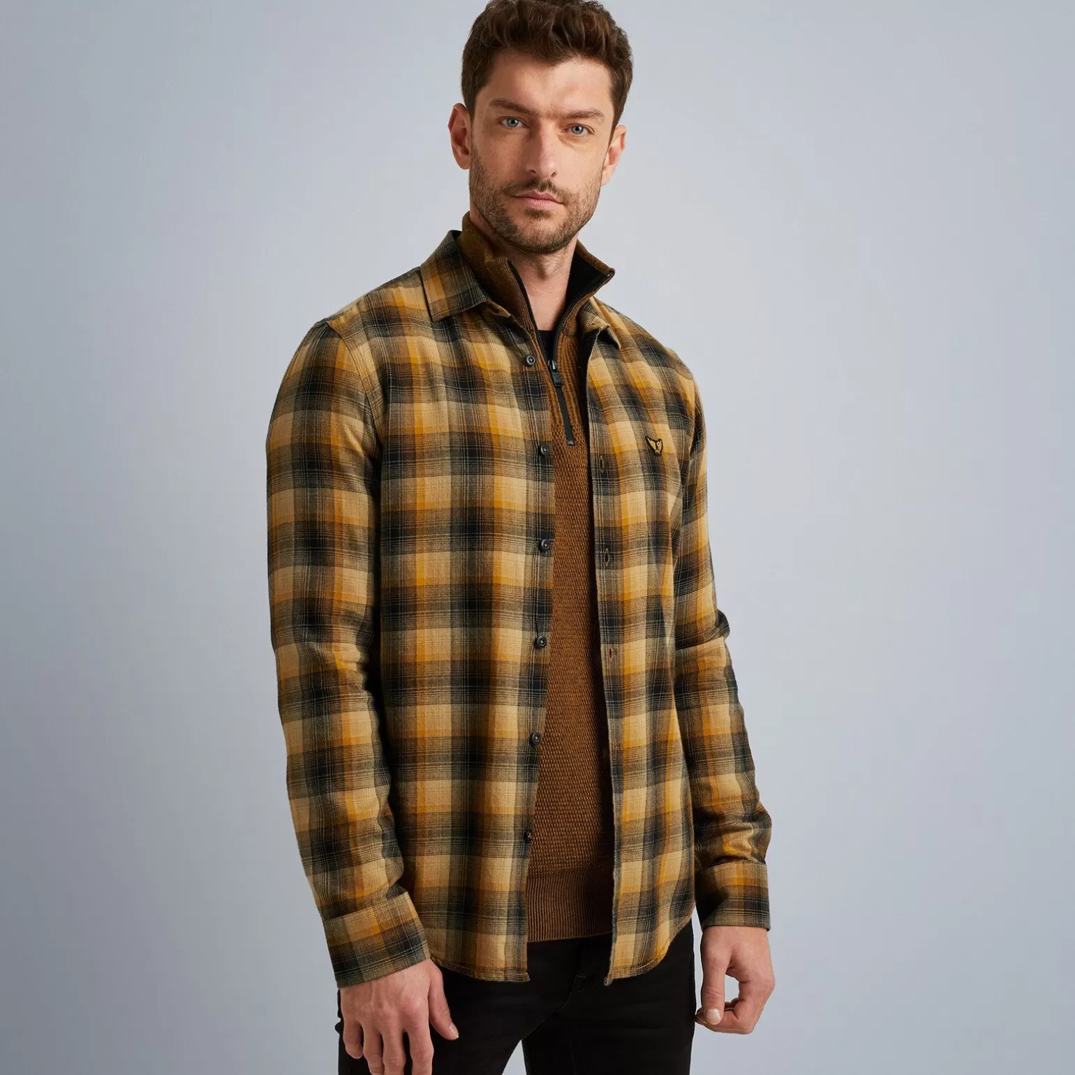 Tops*PME Legend Tops Shirt With Check Pattern