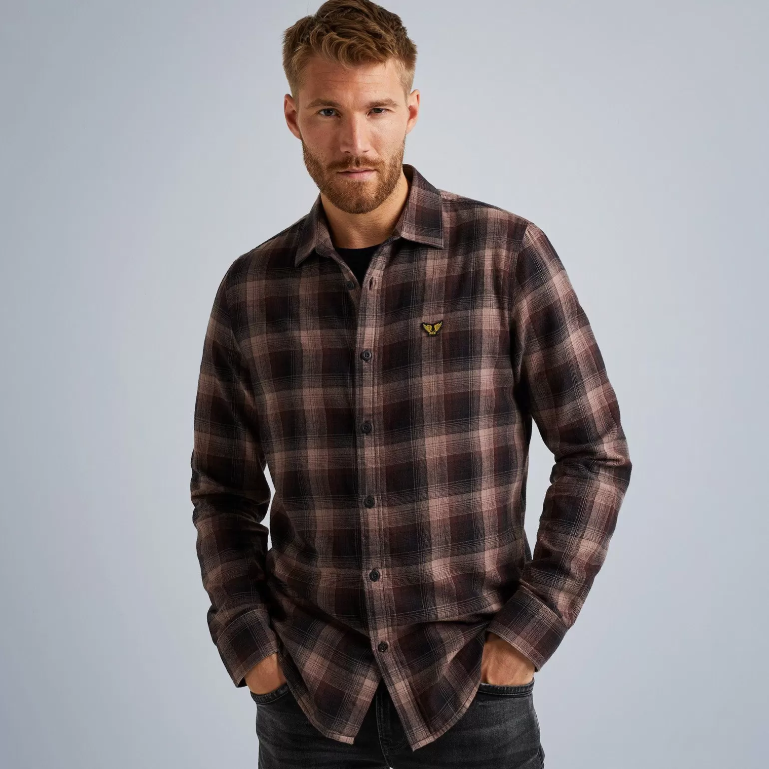 Tops*PME Legend Tops Shirt With Check Pattern