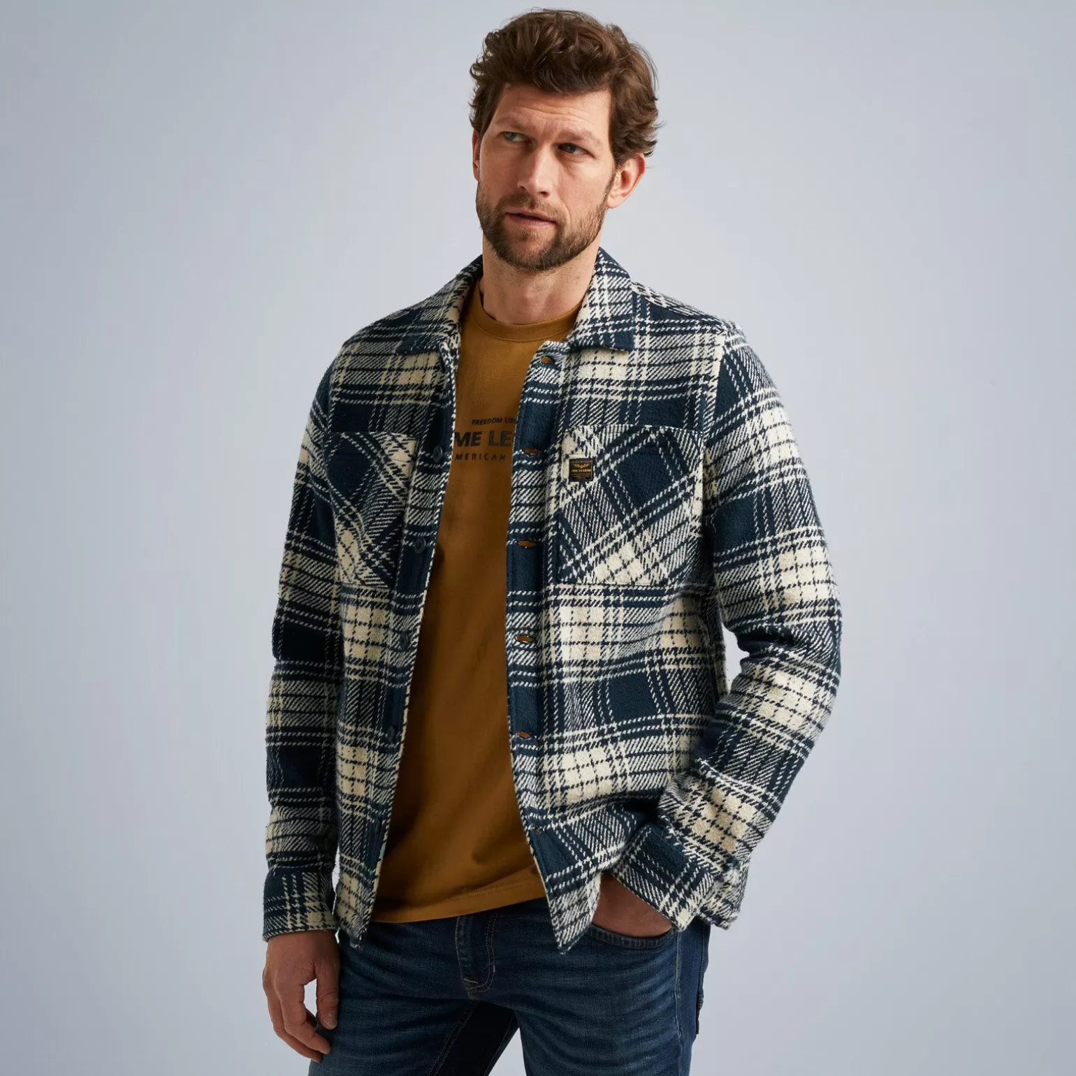 Tops*PME Legend Tops Shirt With Check Pattern