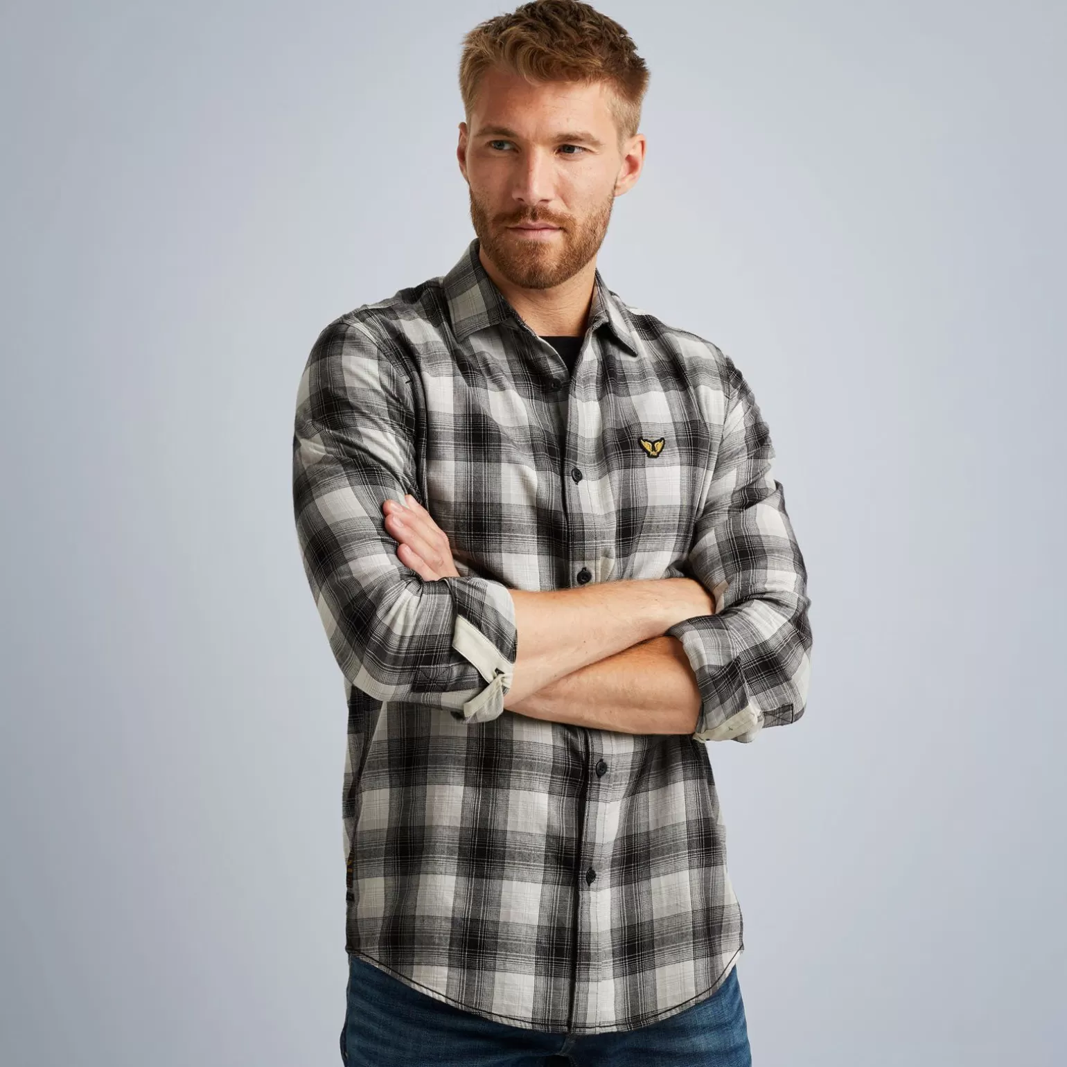 Tops*PME Legend Tops Shirt With Check Pattern