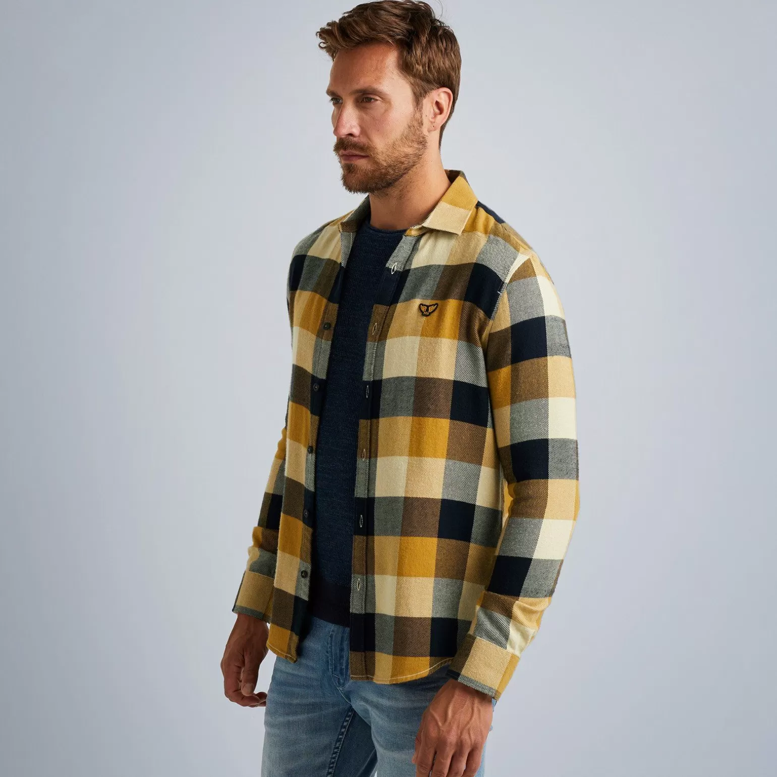 Tops*PME Legend Tops Shirt With Check Pattern