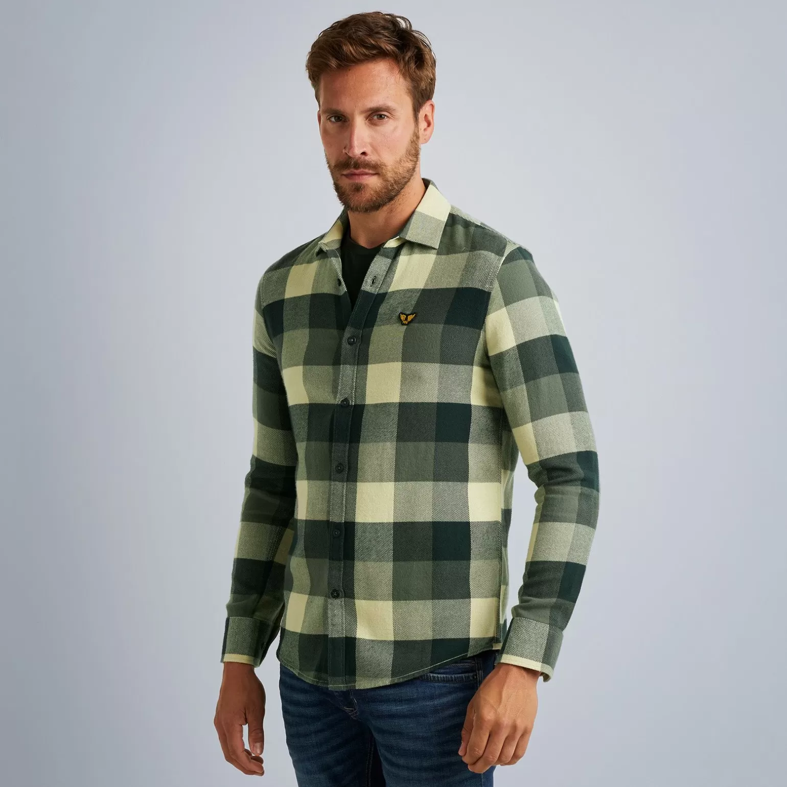 Tops*PME Legend Tops Shirt With Check Pattern