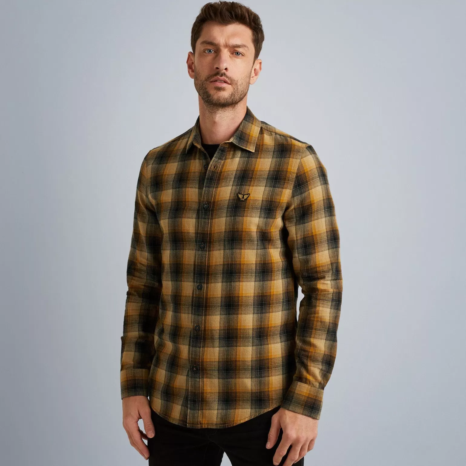 Tops*PME Legend Tops Shirt With Check Pattern