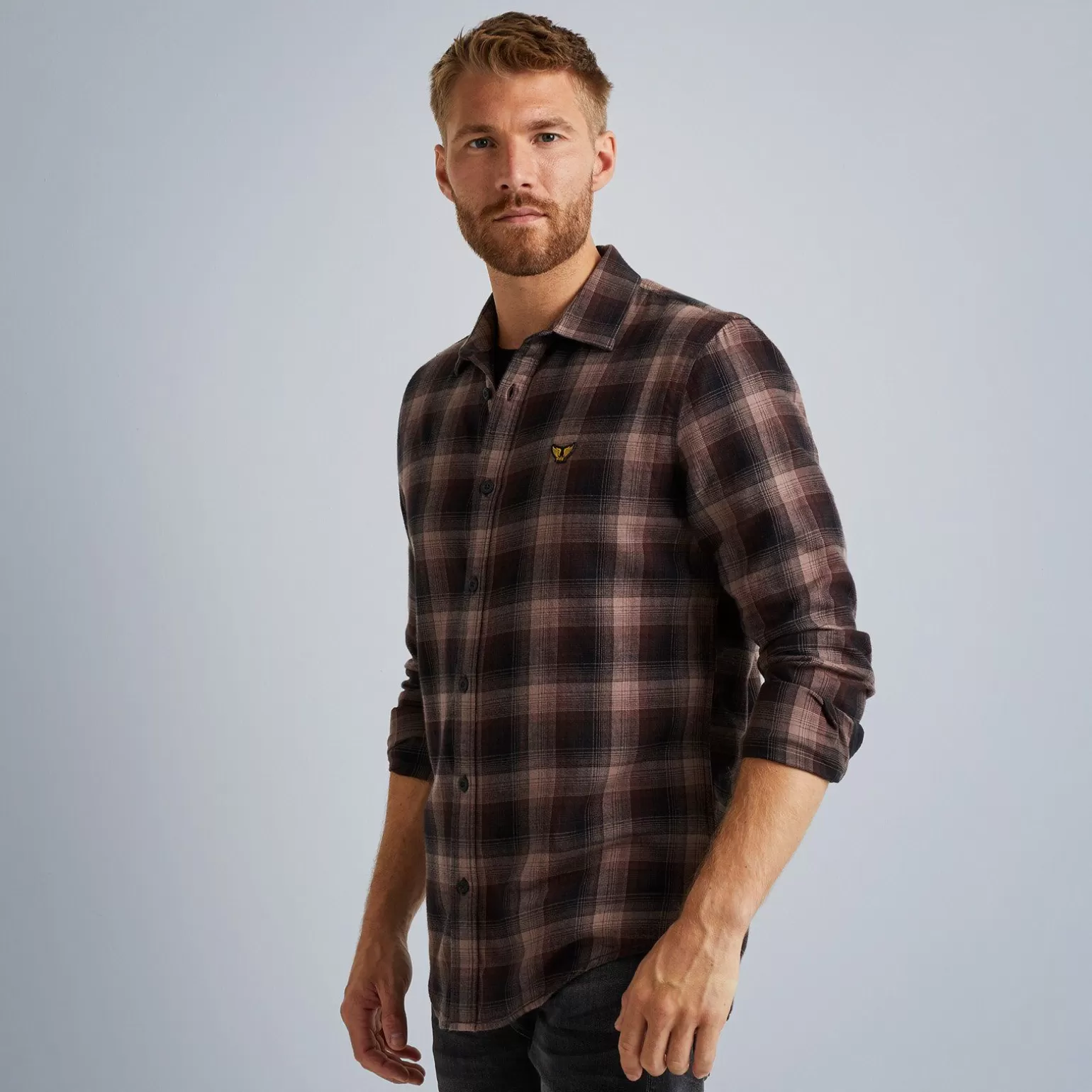 Tops*PME Legend Tops Shirt With Check Pattern