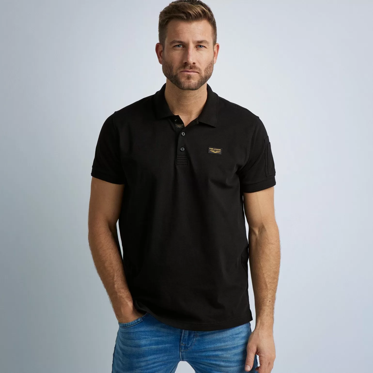 Tops*PME Legend Tops Short Sleeve Trackway Polo