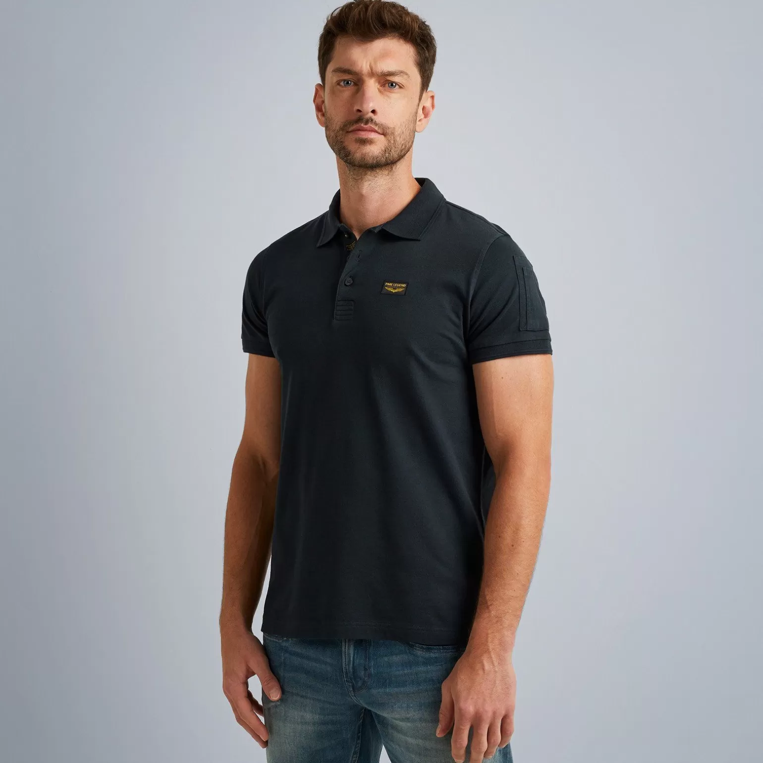 Tops*PME Legend Tops Short Sleeve Trackway Polo