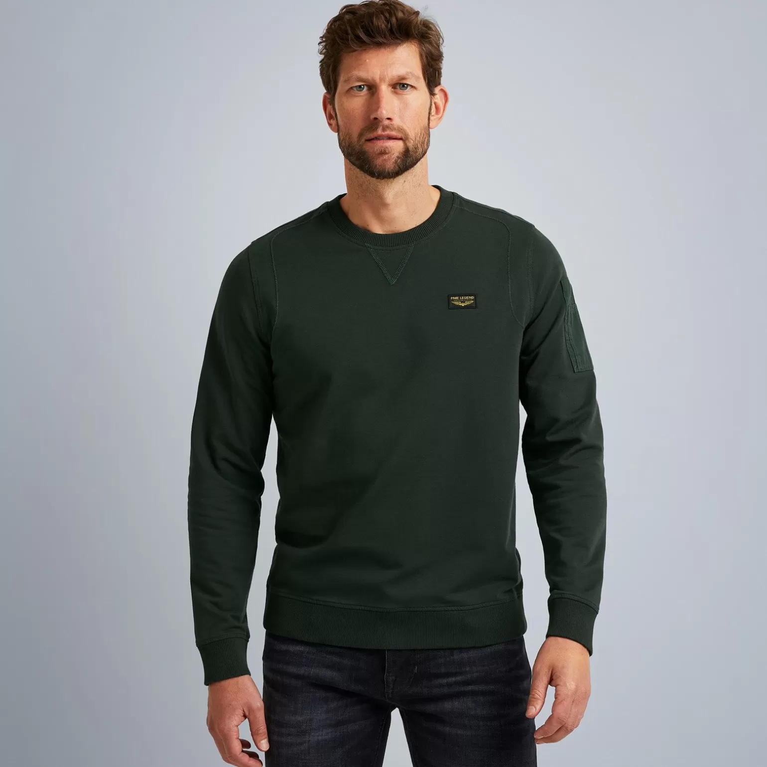 Tops*PME Legend Tops Sweatshirt With Cargo Pocket