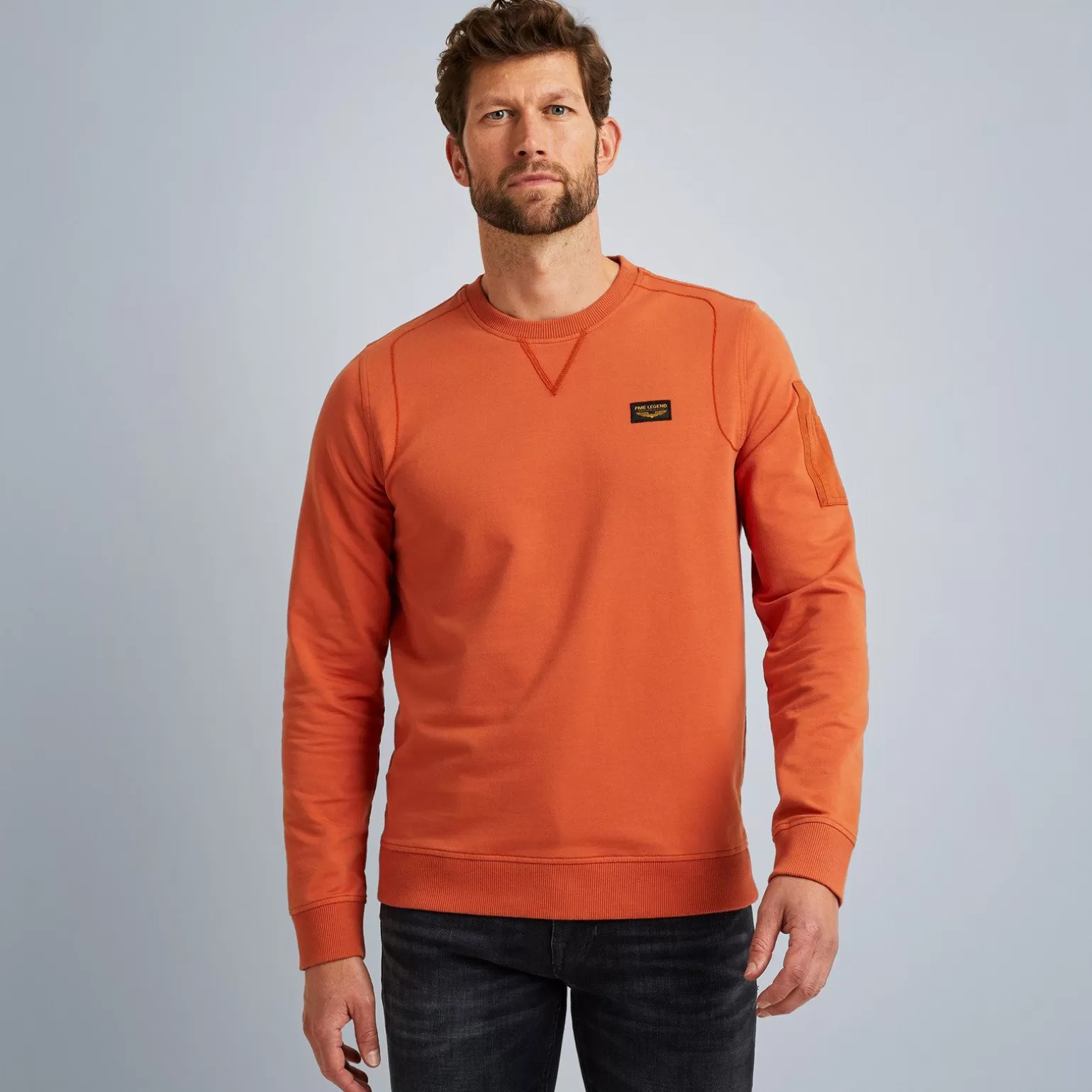 Tops*PME Legend Tops Sweatshirt With Cargo Pocket