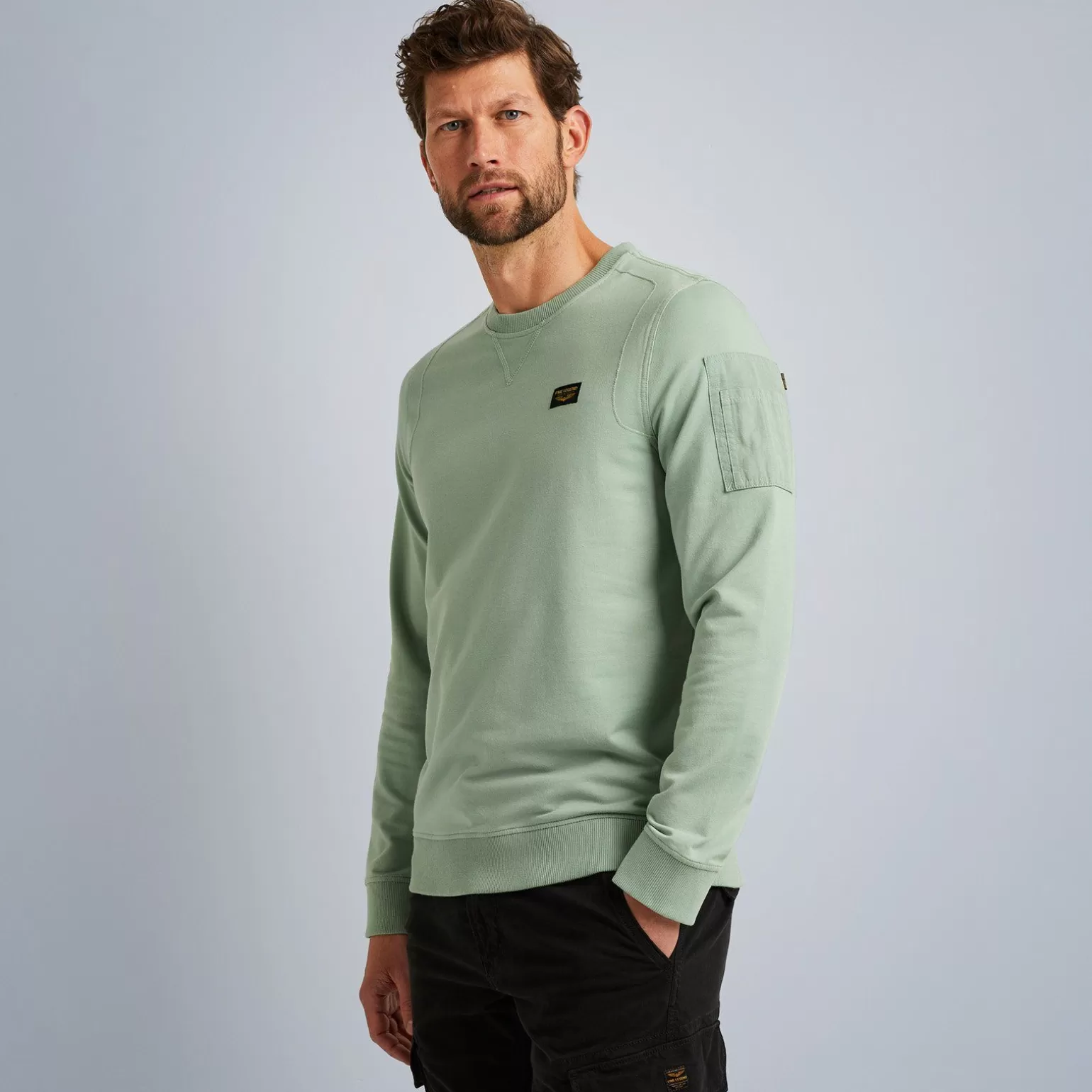 Tops*PME Legend Tops Sweatshirt With Cargo Pocket