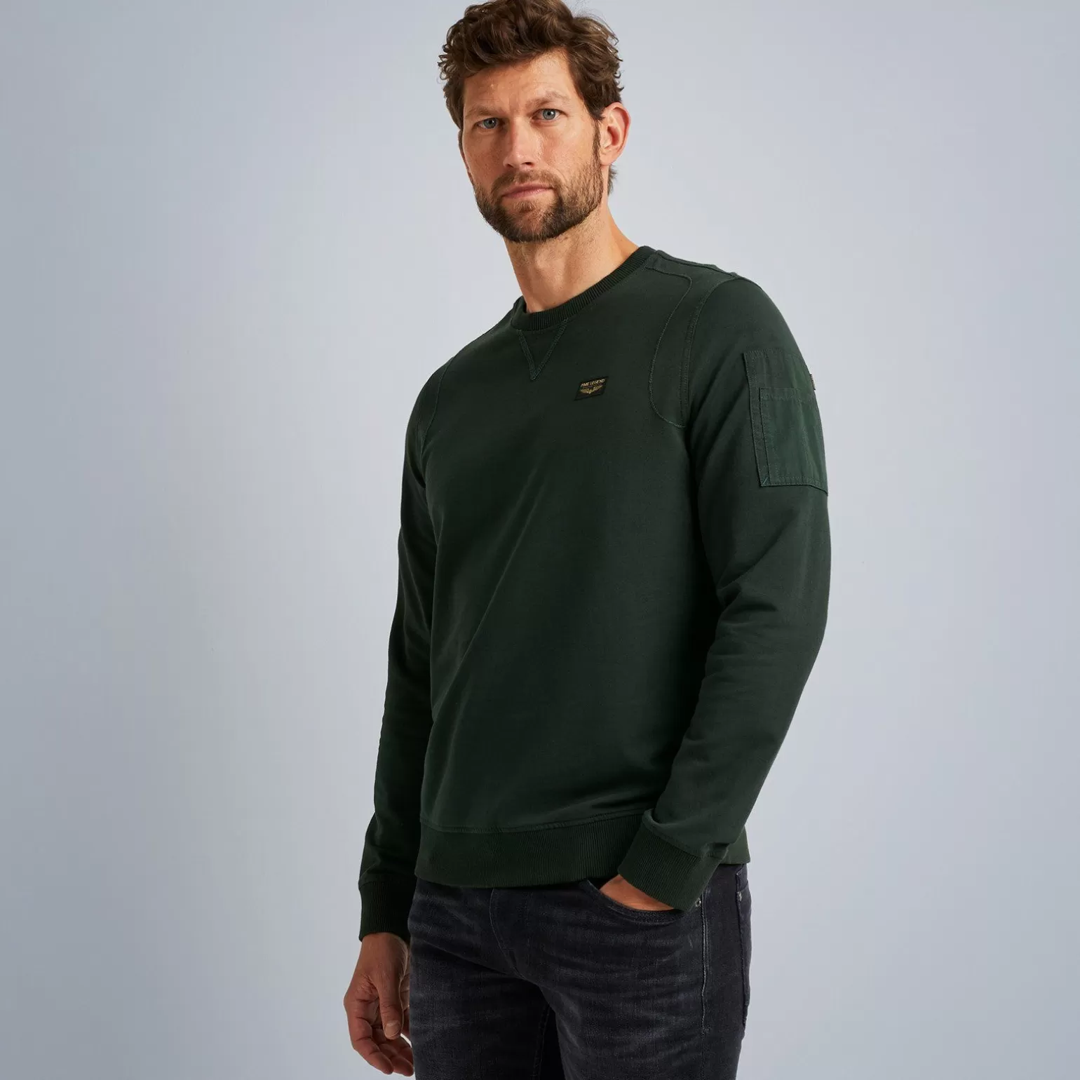 Tops*PME Legend Tops Sweatshirt With Cargo Pocket