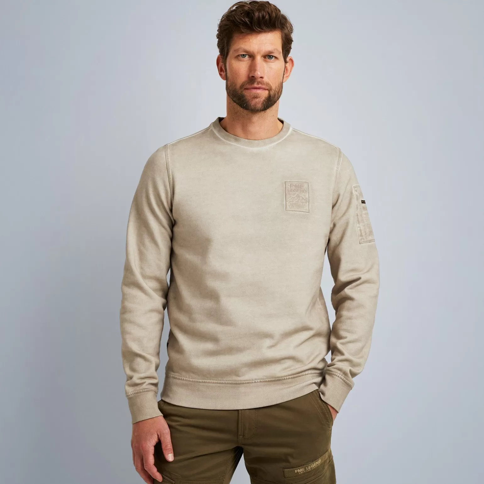 Tops*PME Legend Tops Sweatshirt With Flight Pocket