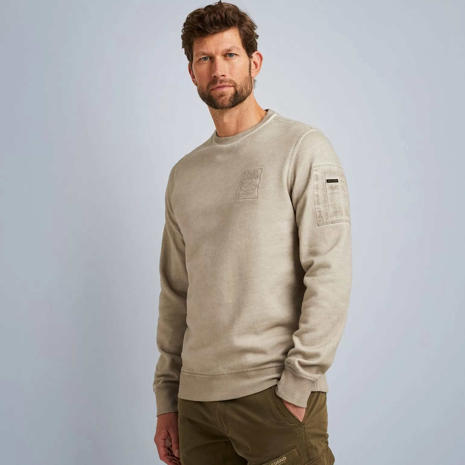 Tops*PME Legend Tops Sweatshirt With Flight Pocket