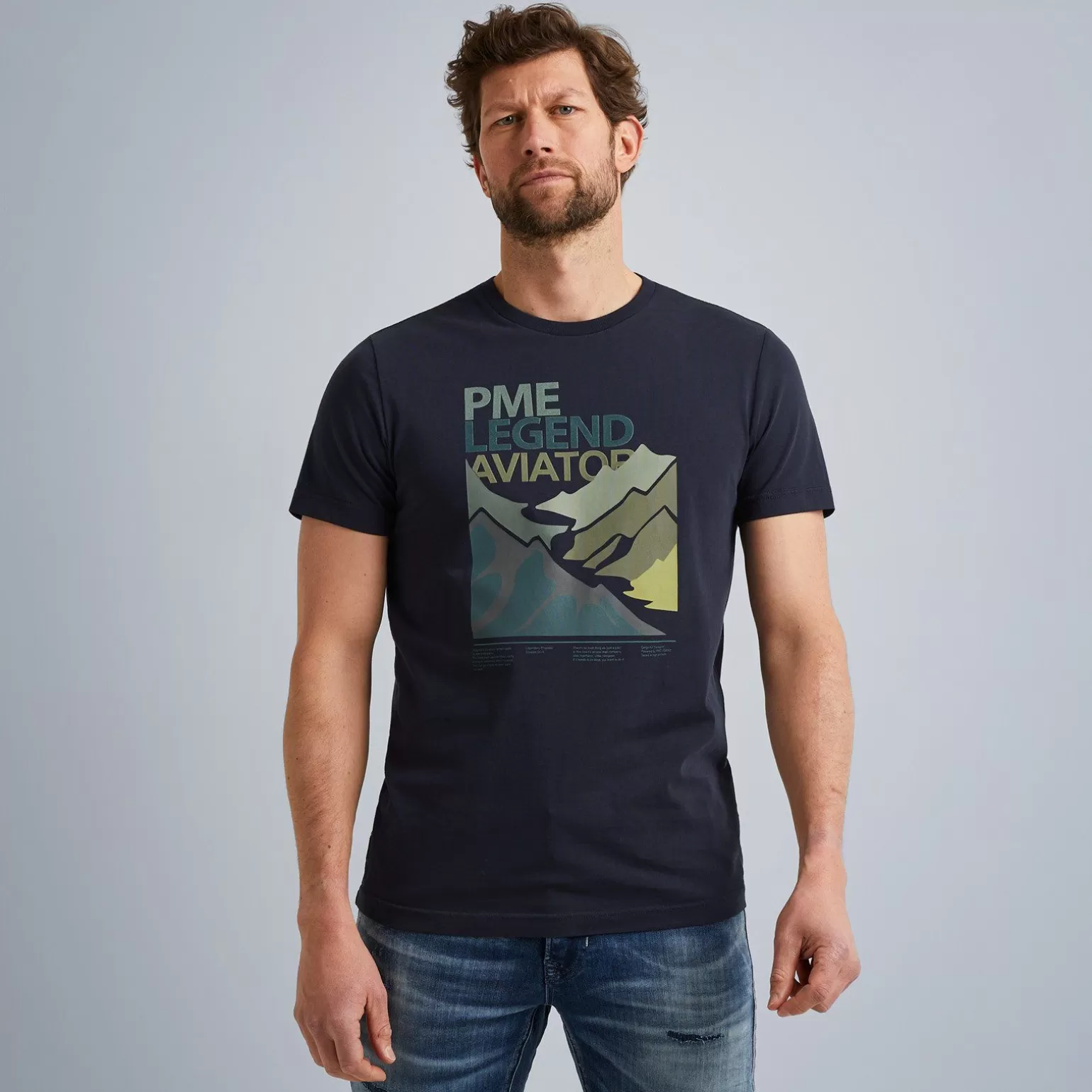 Tops*PME Legend Tops T-Shirt In Jersey With Artwork